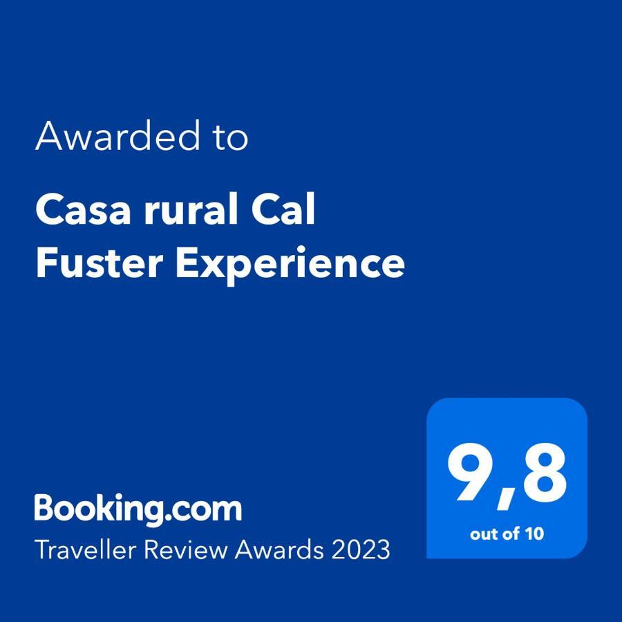 Casa Rural Cal Fuster Experience Terrades Exteriör bild
